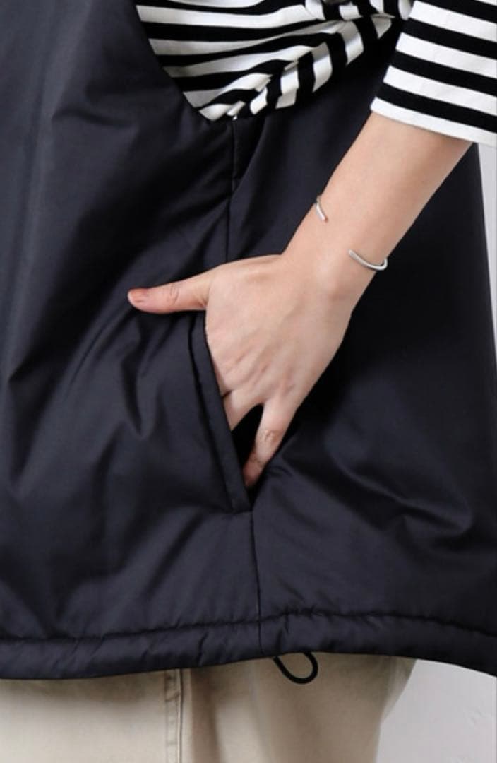 j.s.luxe マイクロタフタナカワタベスト 新品未使用タグ付き