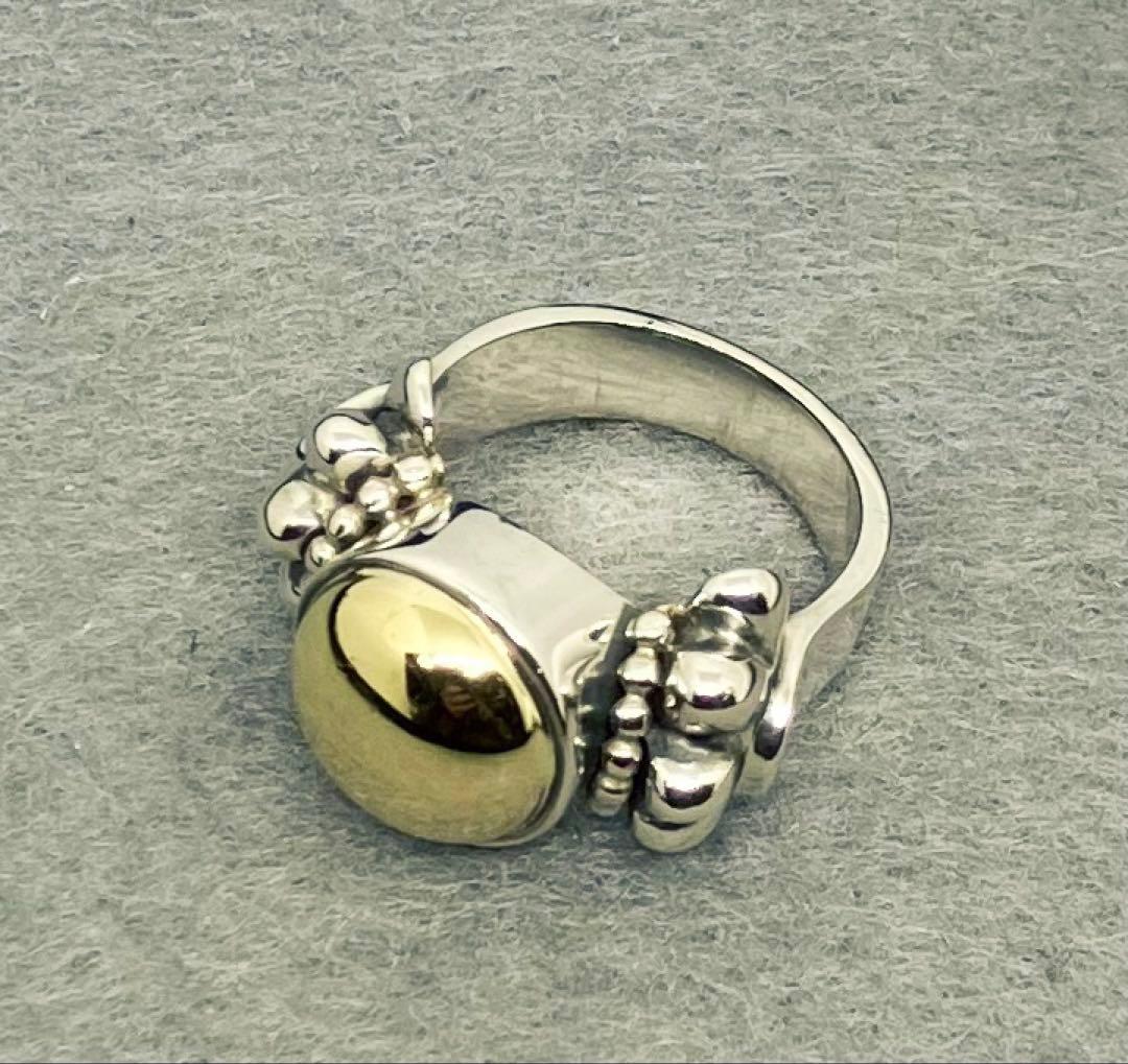 LAGOS caviar ラゴスキャビアリング(18金&スターリングシルバー)