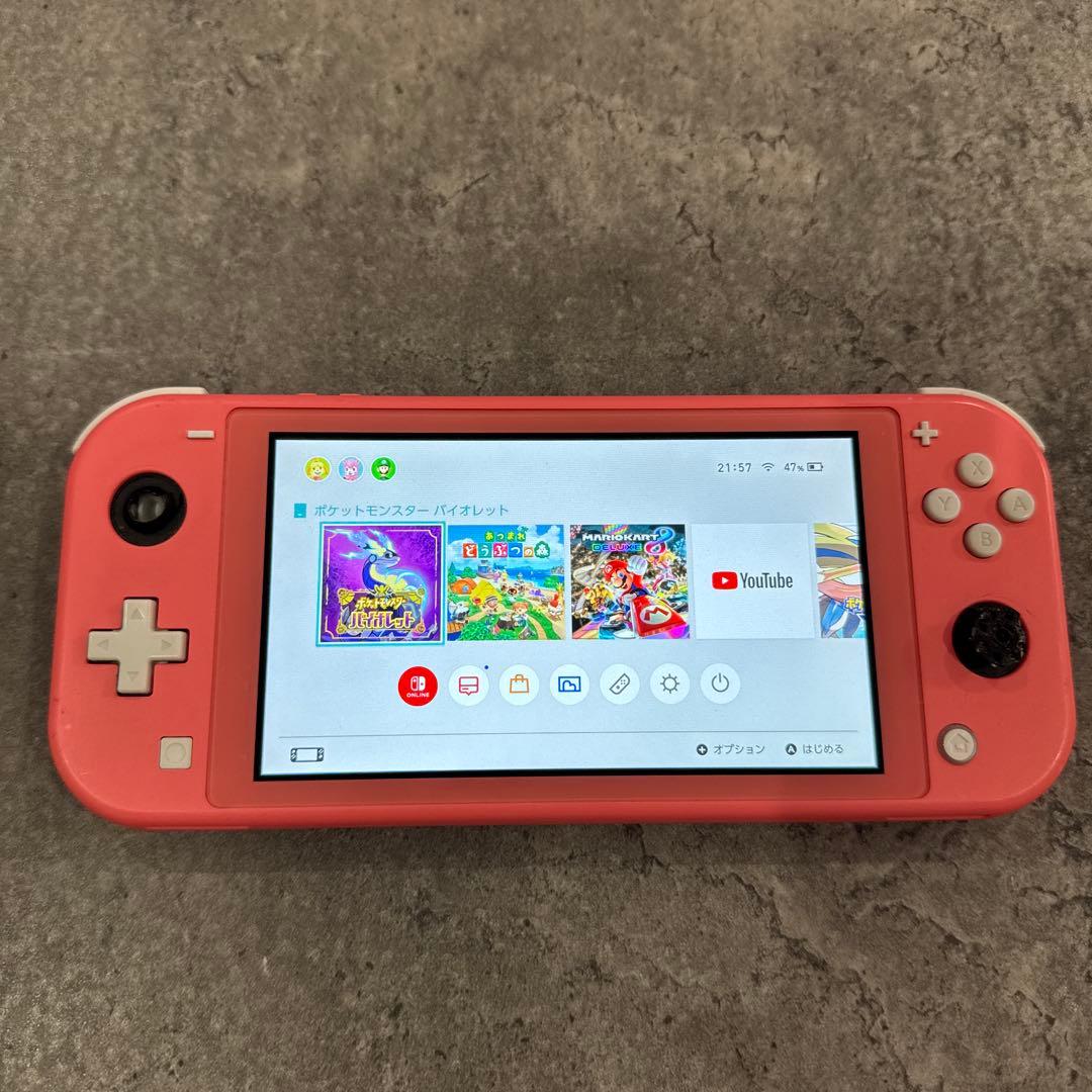 Switchライト コーラル ジャンク品