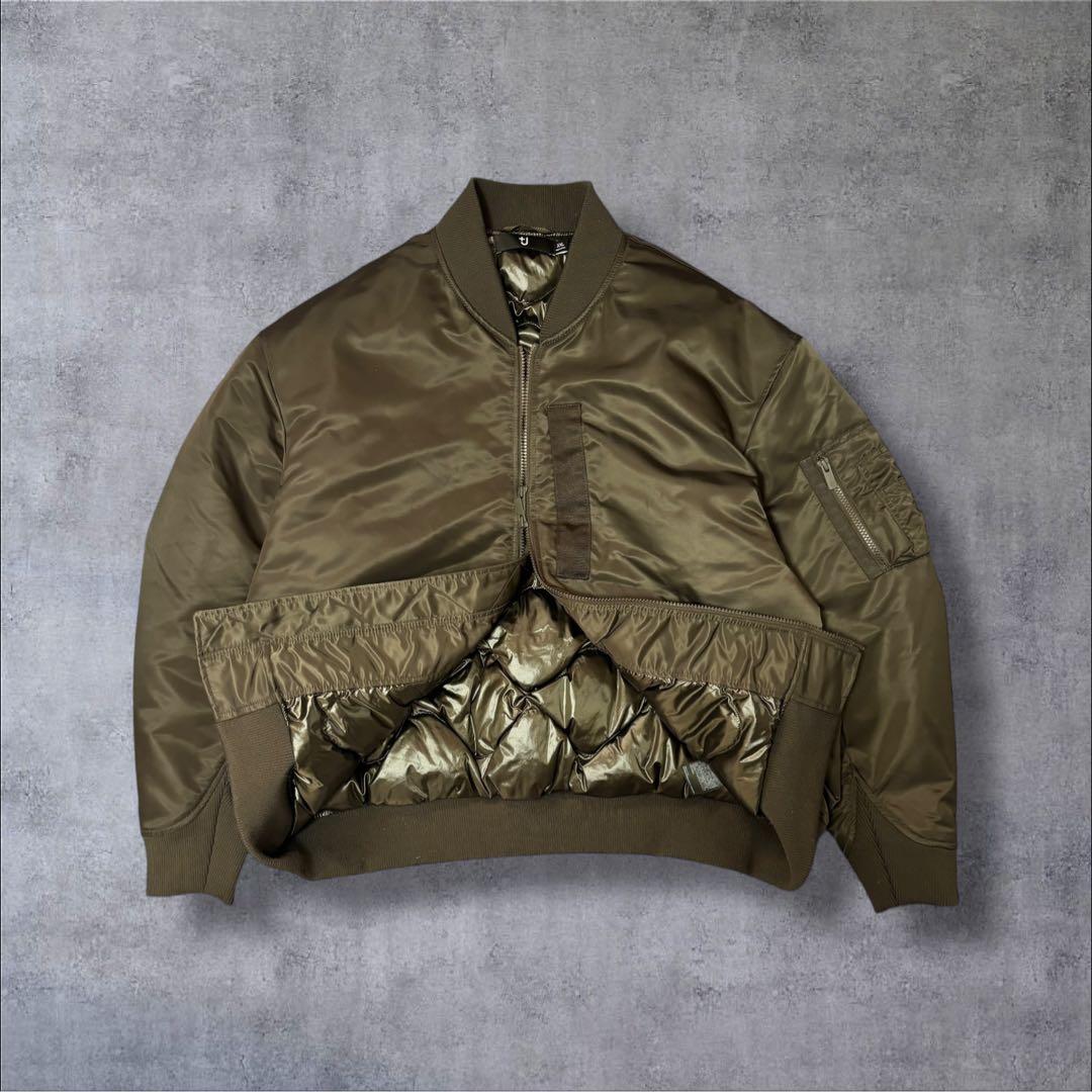 北村健！復刻前▲ユニクロ +J ハイブリッドダウンオーバーサイズMA-1