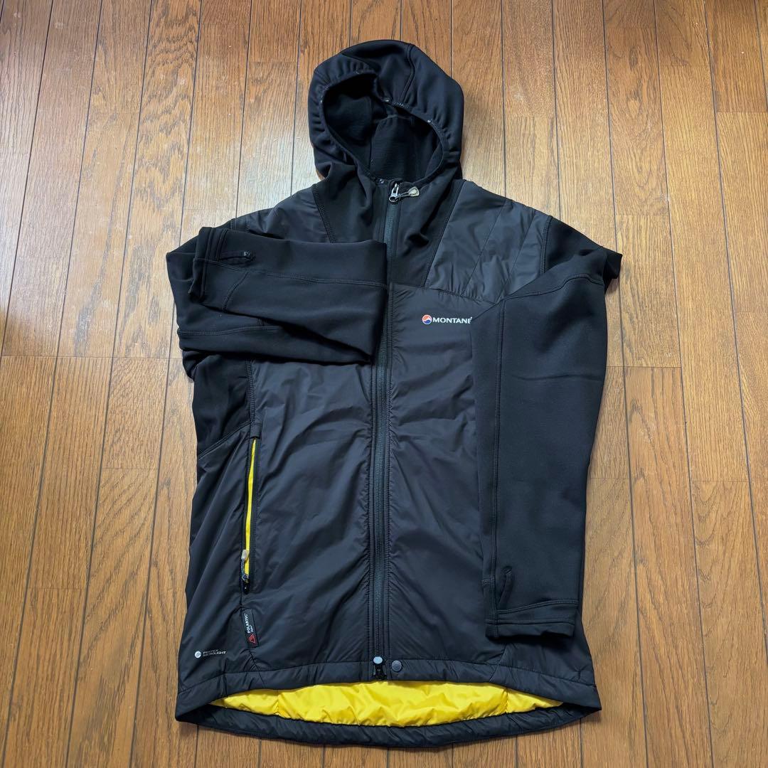 モンテインのポーラテックαパーカー、美品です。