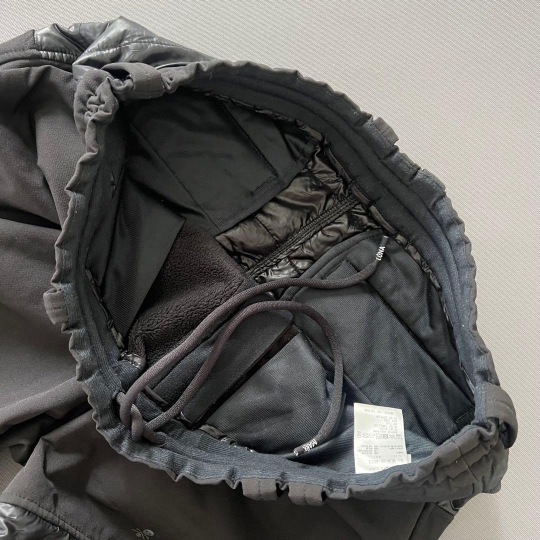 MARK&LONA マークアンドロナ　ダウンパンツ　スウェット　メンズ　黒　ロゴ