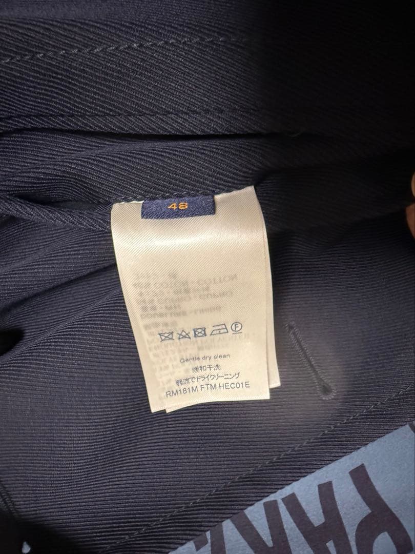 ルイ・ヴィトン ピーコート サイズ48 ダークネイビー