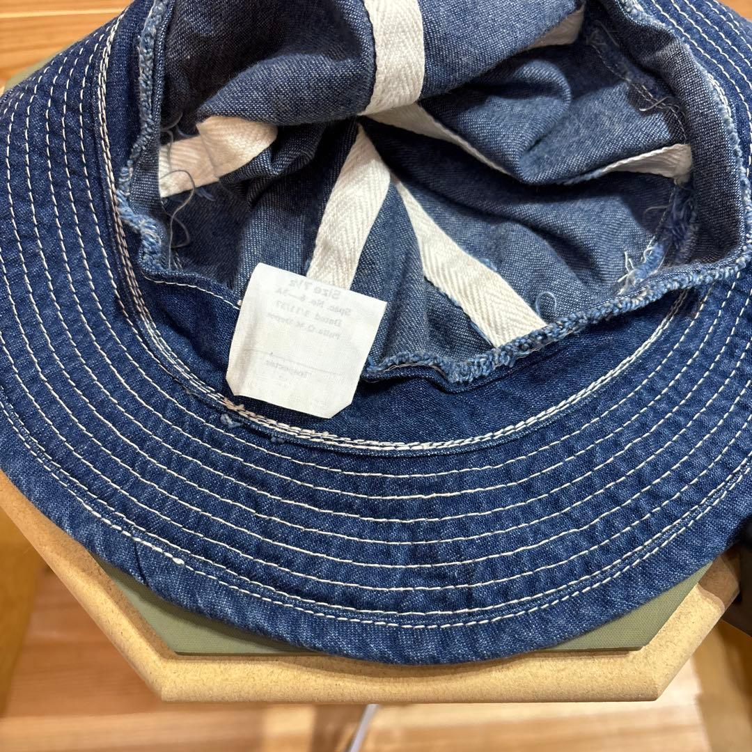 リアルマッコイズ　USアーミーデニムハット　7 1/2