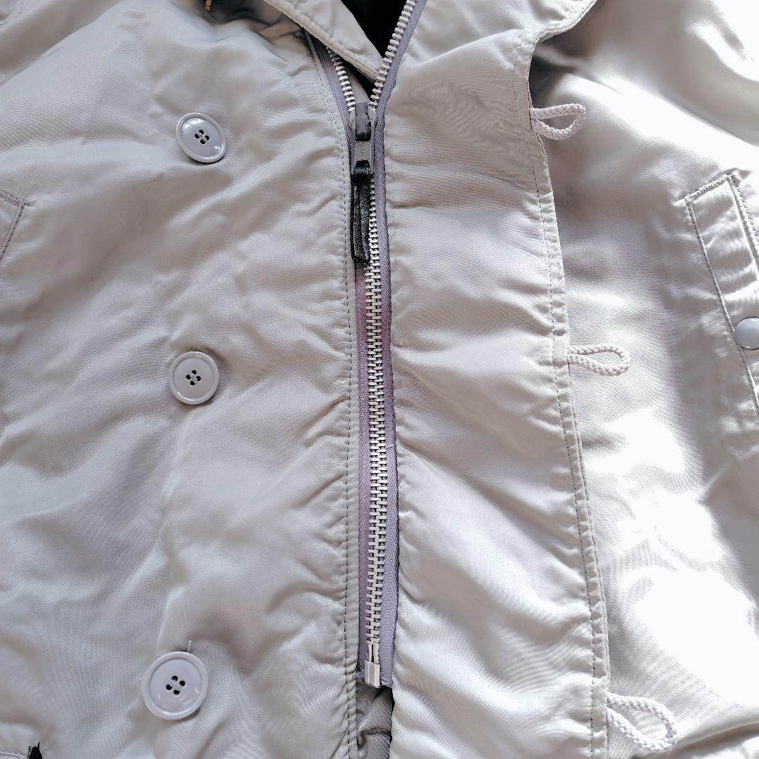 XLサイズ ALPHA USA製 IDEALジップ N-3B カーキ ミリタリー