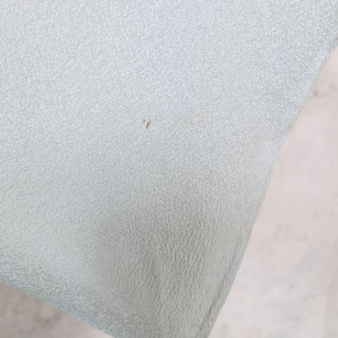 色無地　着物　フルセット　正絹　Sサイズ　水色グレー　爽やか　祝い事　F1