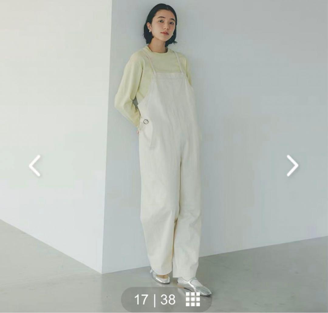 【新品未使用】北欧暮らしの道具店サイドベルトのサロペット　オーバーオール