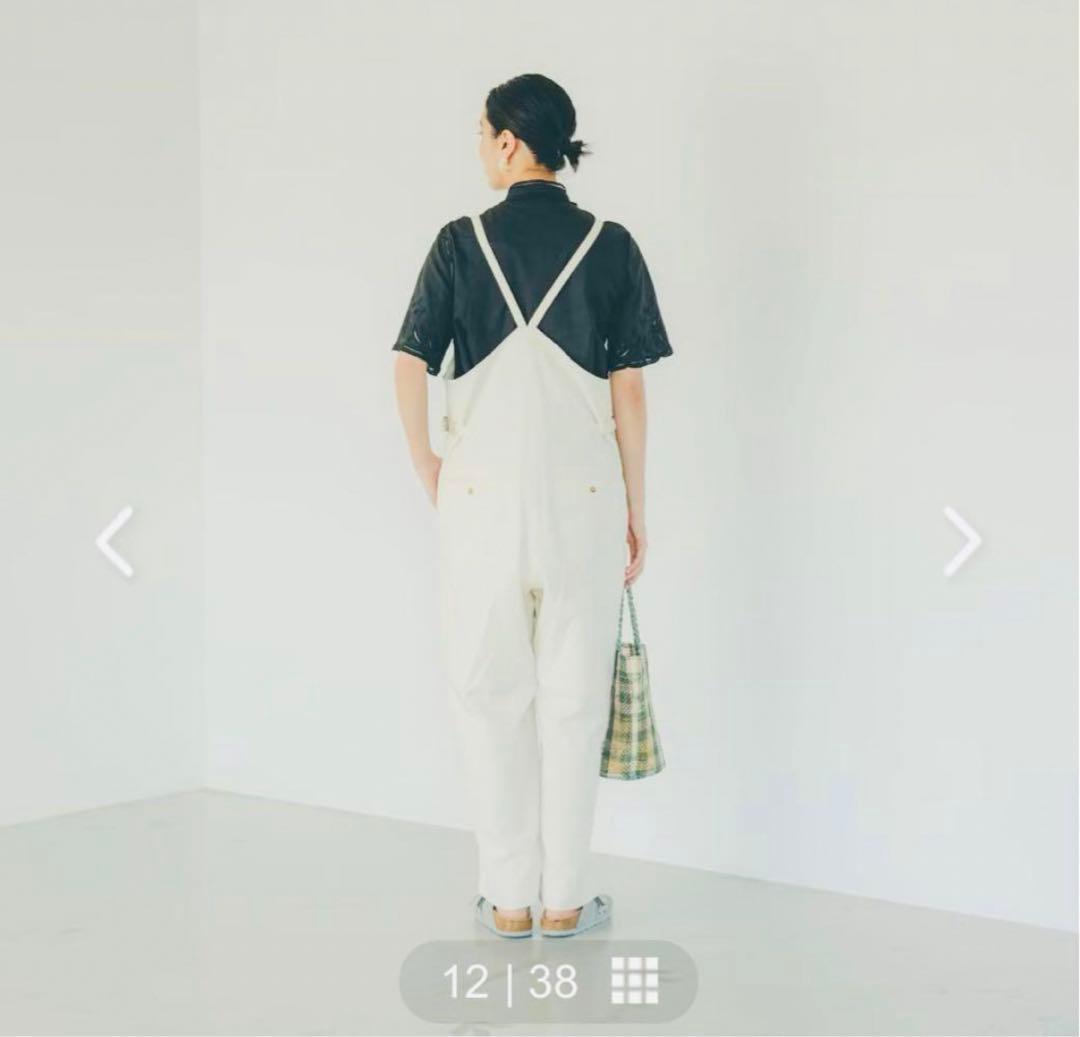 【新品未使用】北欧暮らしの道具店サイドベルトのサロペット　オーバーオール