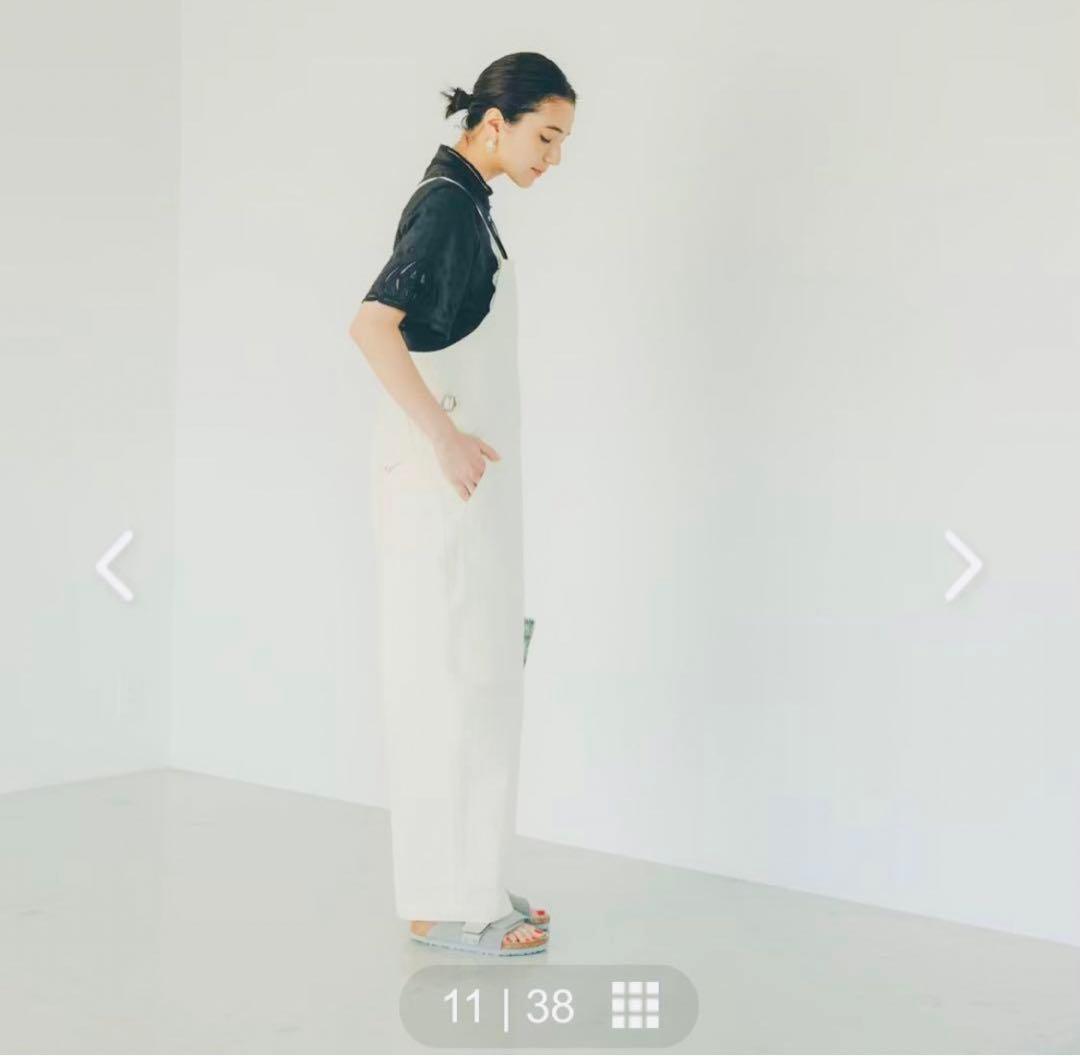 【新品未使用】北欧暮らしの道具店サイドベルトのサロペット　オーバーオール