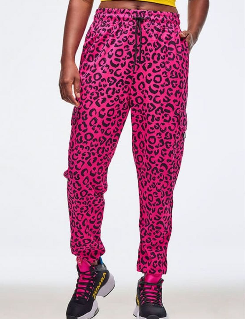 ピンク ヒョウ柄 ジョガーパンツ ZUMBA WEAR正規品