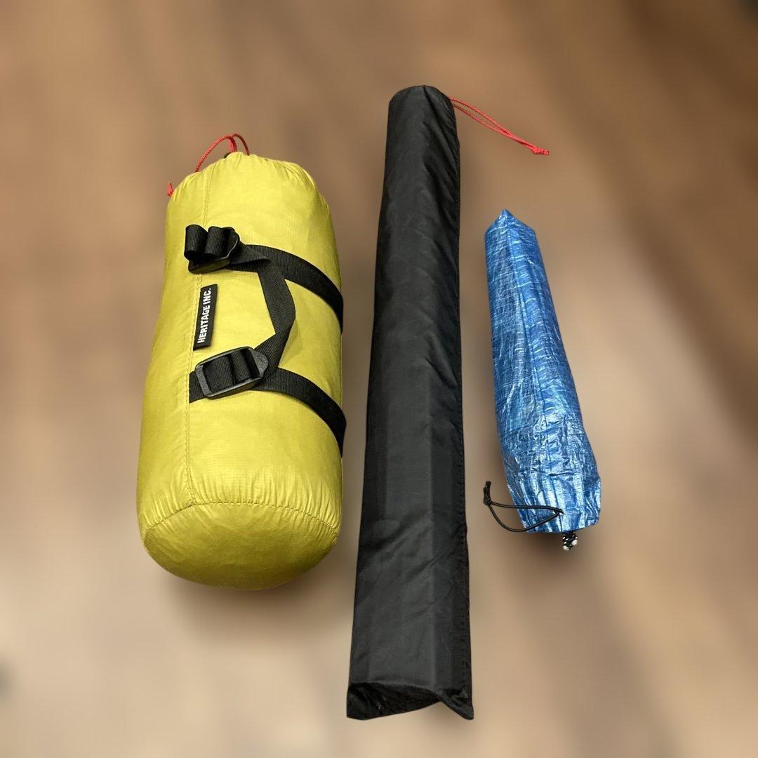 HERITAGE INC. クロスオーバードームゴールド　ペグケース