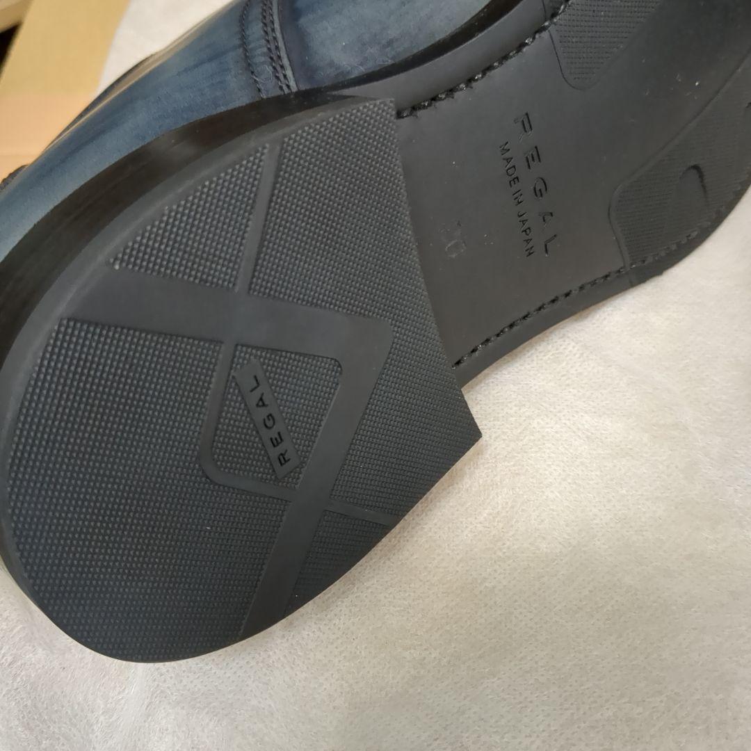 REGAL ブラックネイビー ビジネスシューズ 未使用で新品 大変お買い得！