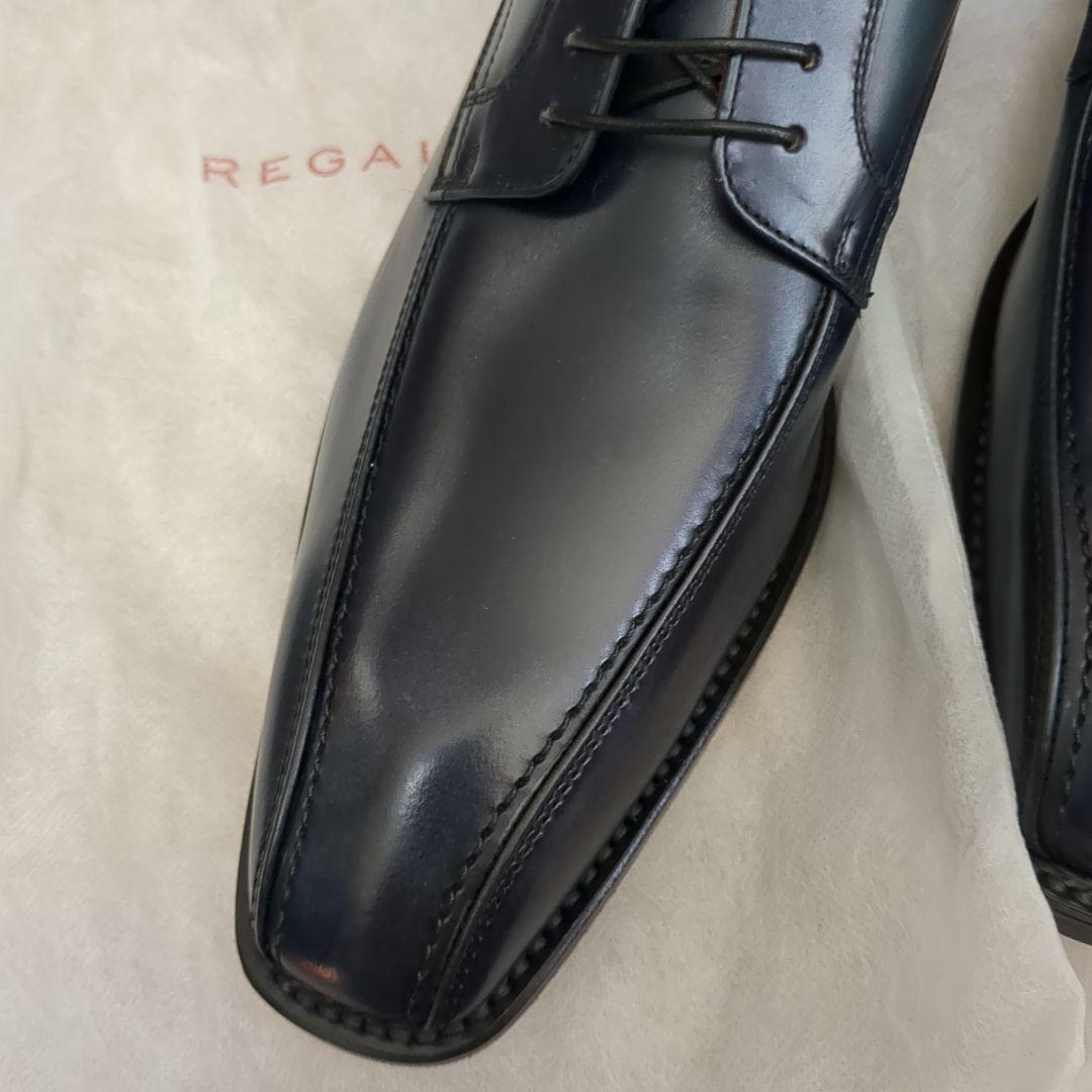 REGAL ブラックネイビー ビジネスシューズ 未使用で新品 大変お買い得！