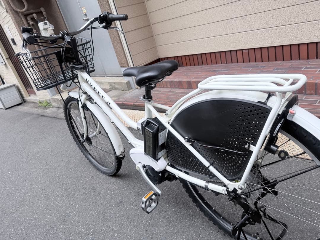 大阪府　ブリヂストン　HYDEE 電動アシスト自転車 ホワイト