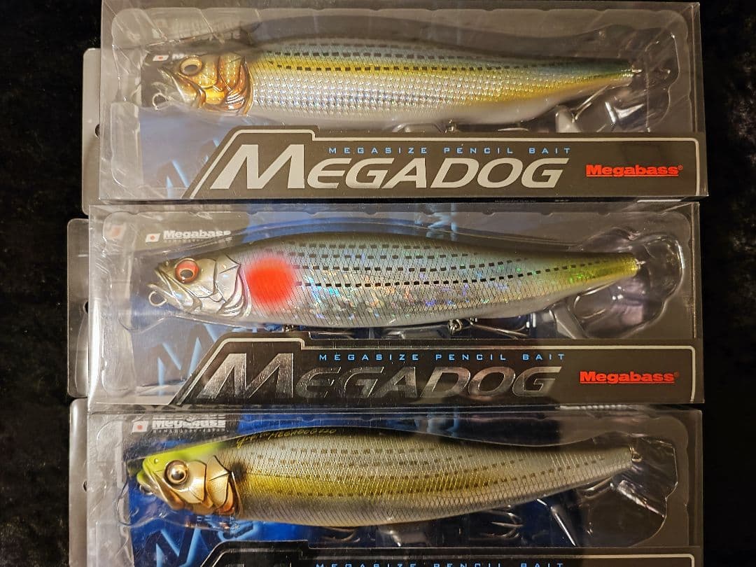 Megabass メガドッグ220 ペンシルベイトコノシロカラー 3個セット