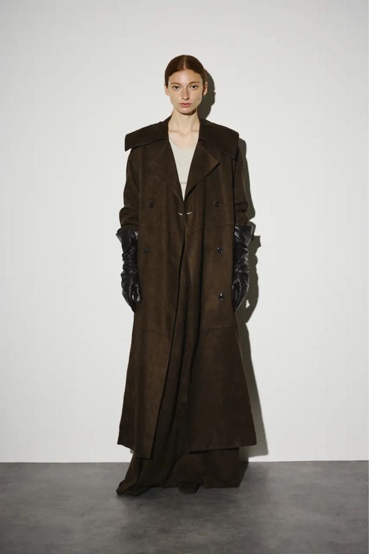 ジャケット・アウター RIM.ARK Suede over maxi CT