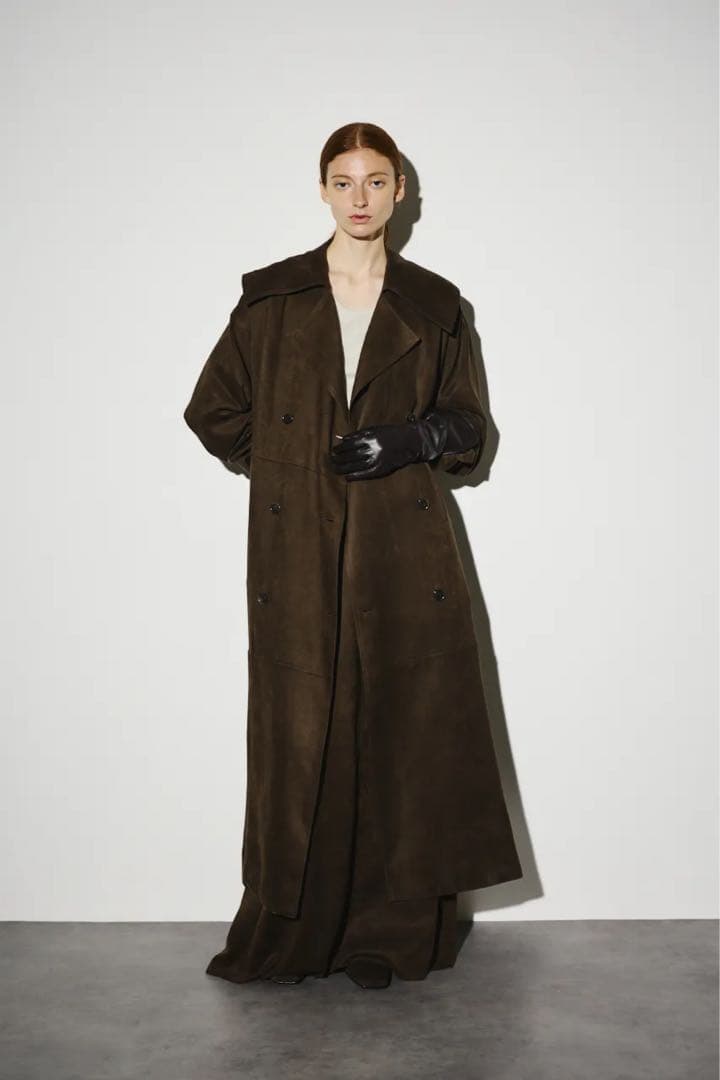 ジャケット・アウター RIM.ARK Suede over maxi CT