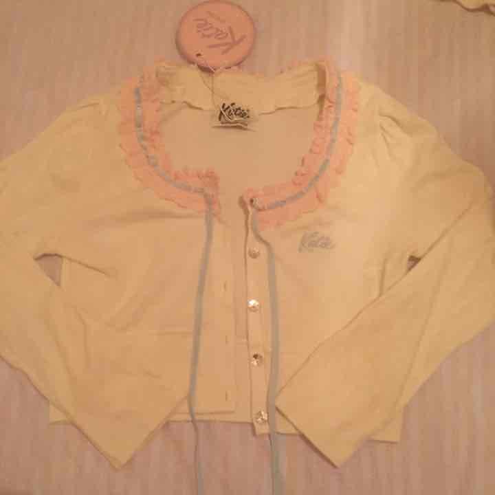 Katie my first katie tシャツ+カーディガン