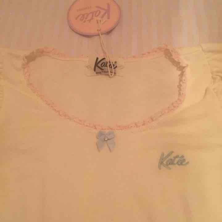 Katie my first katie tシャツ+カーディガン