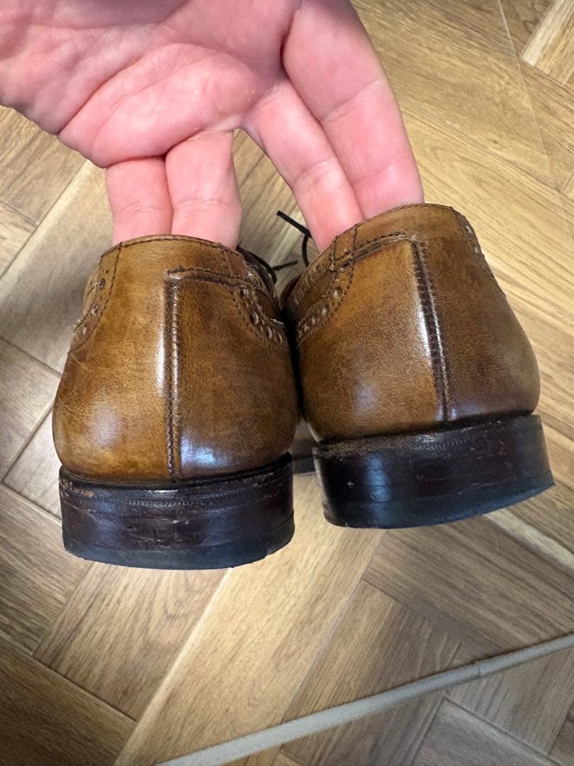 Crockett & Jones ブラウン ドレスシューズ　革靴 5 1/2E