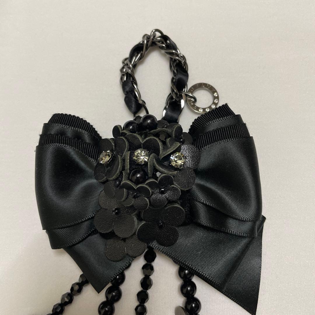 ANTEPRIMA バッグチャーム(黒）