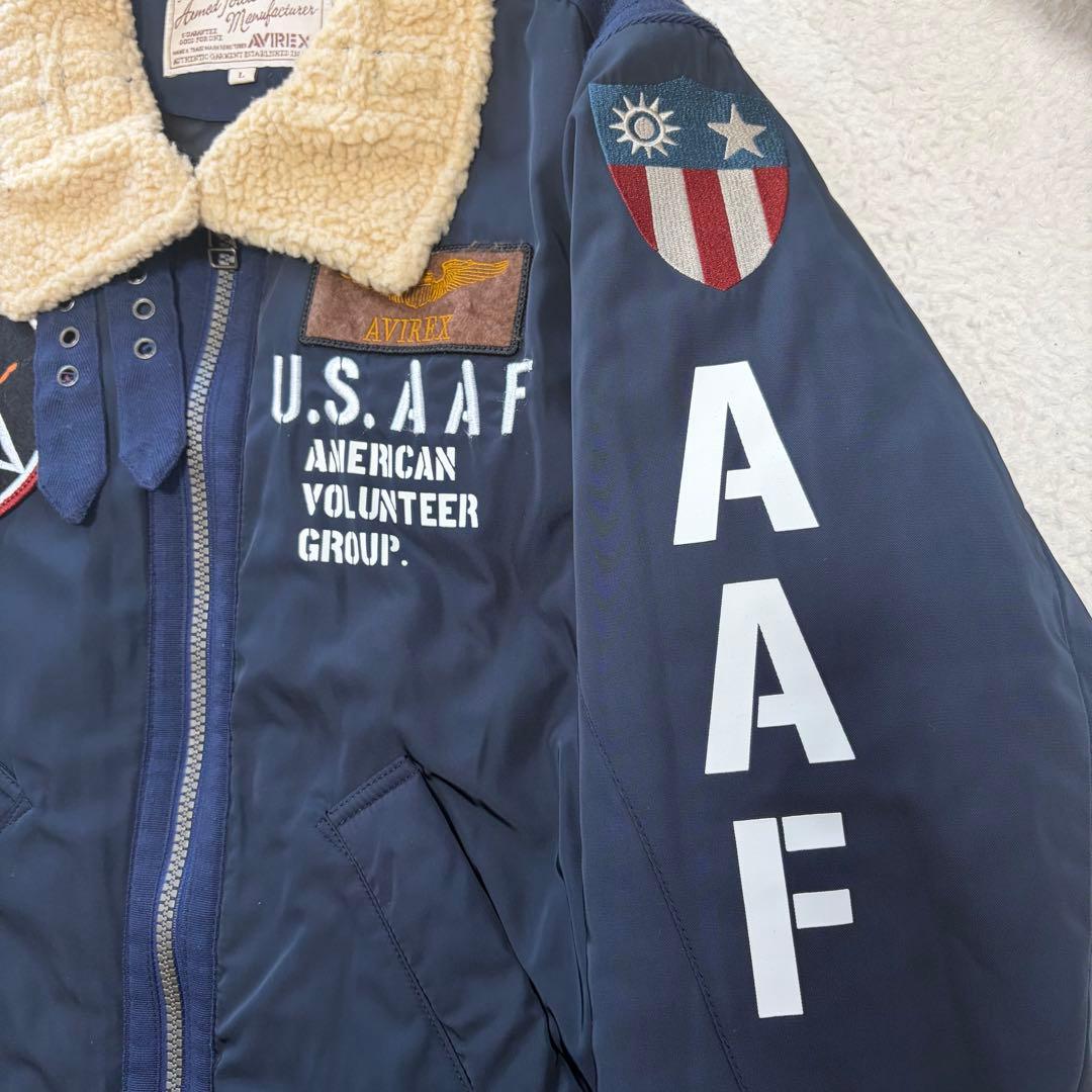 AVIREX 74TH FIGHTER SQ. B-3ジャケット　ショート丈
