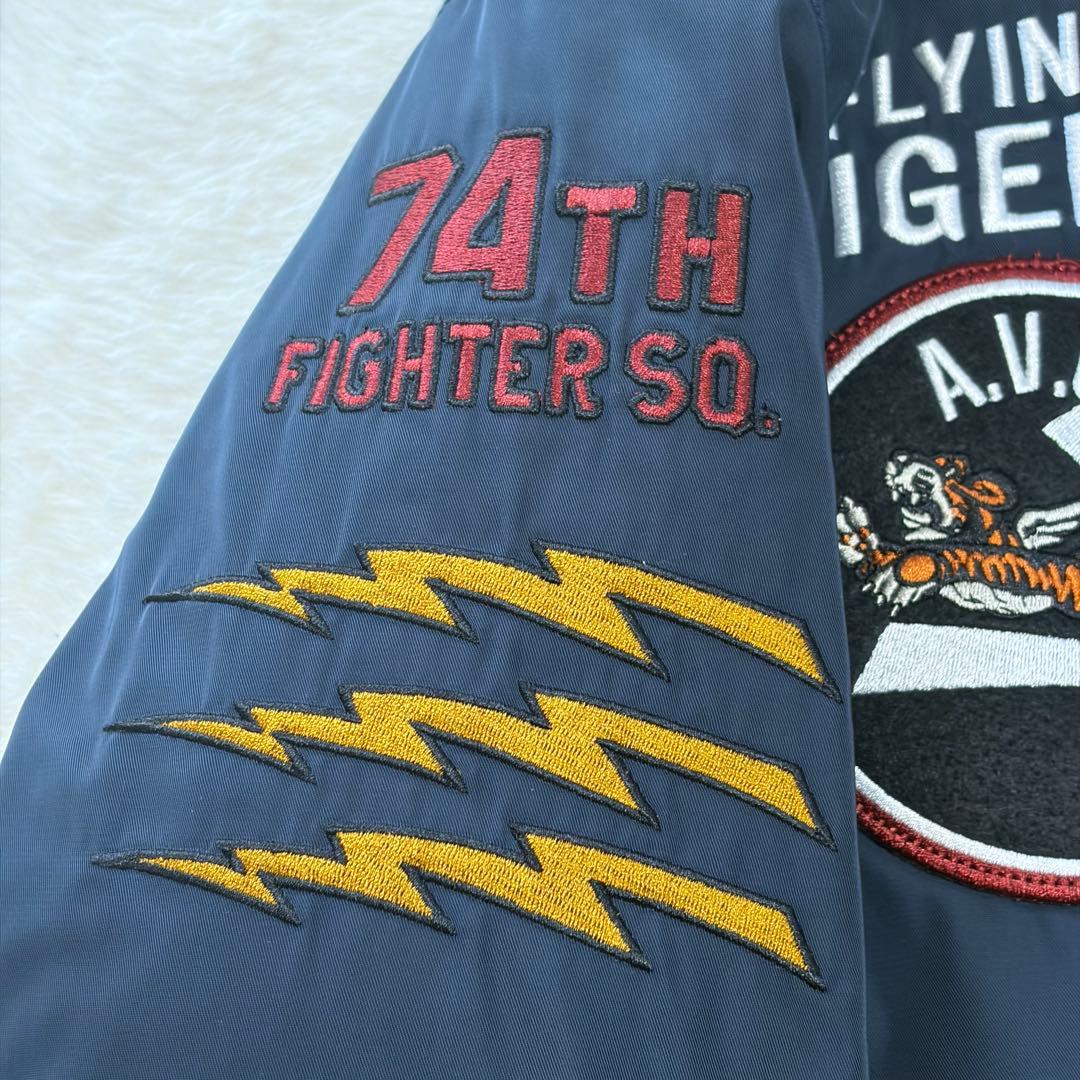 AVIREX 74TH FIGHTER SQ. B-3ジャケット　ショート丈