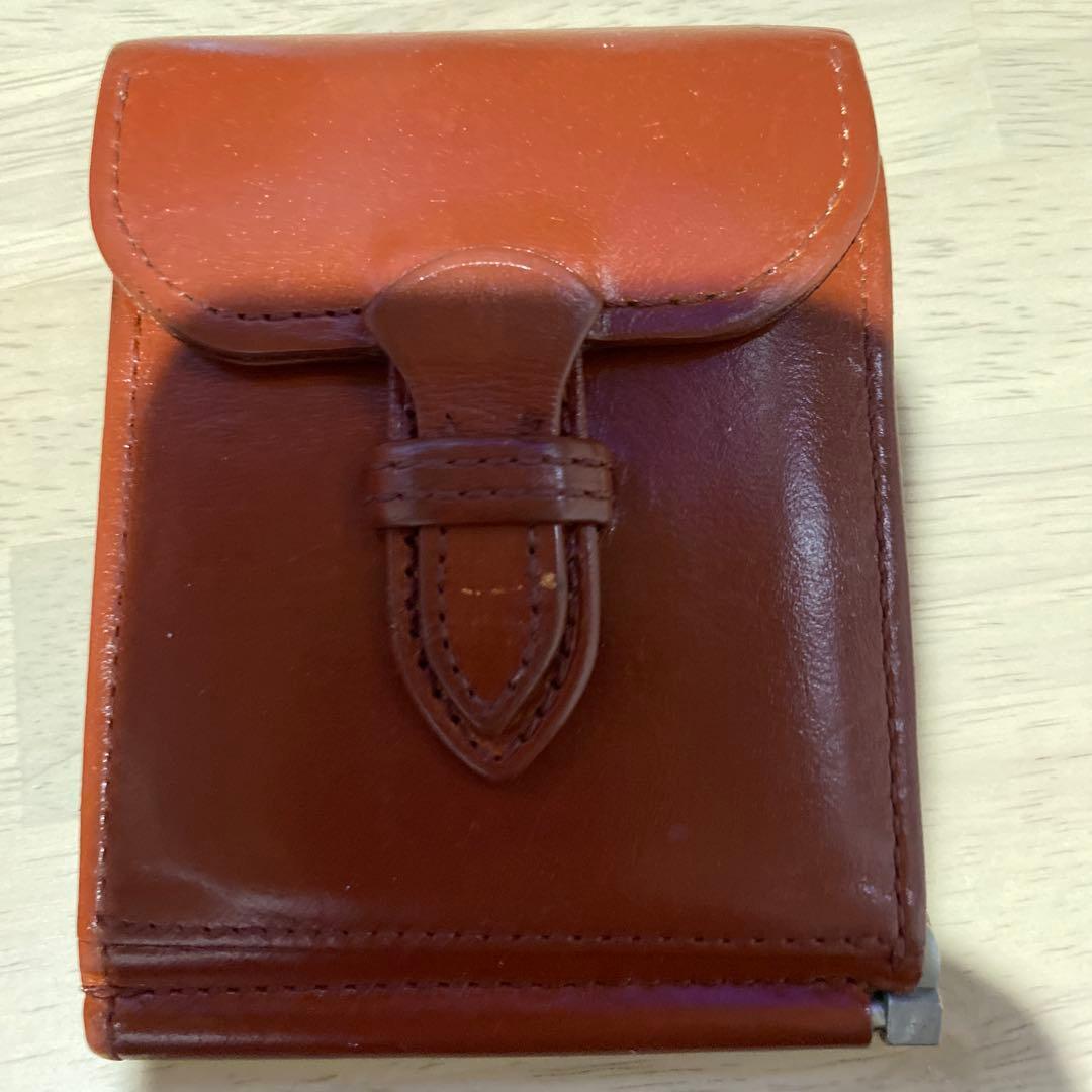 【廃盤】ポーター ネイチャー NATURE マネークリップ 茶 レザー 革