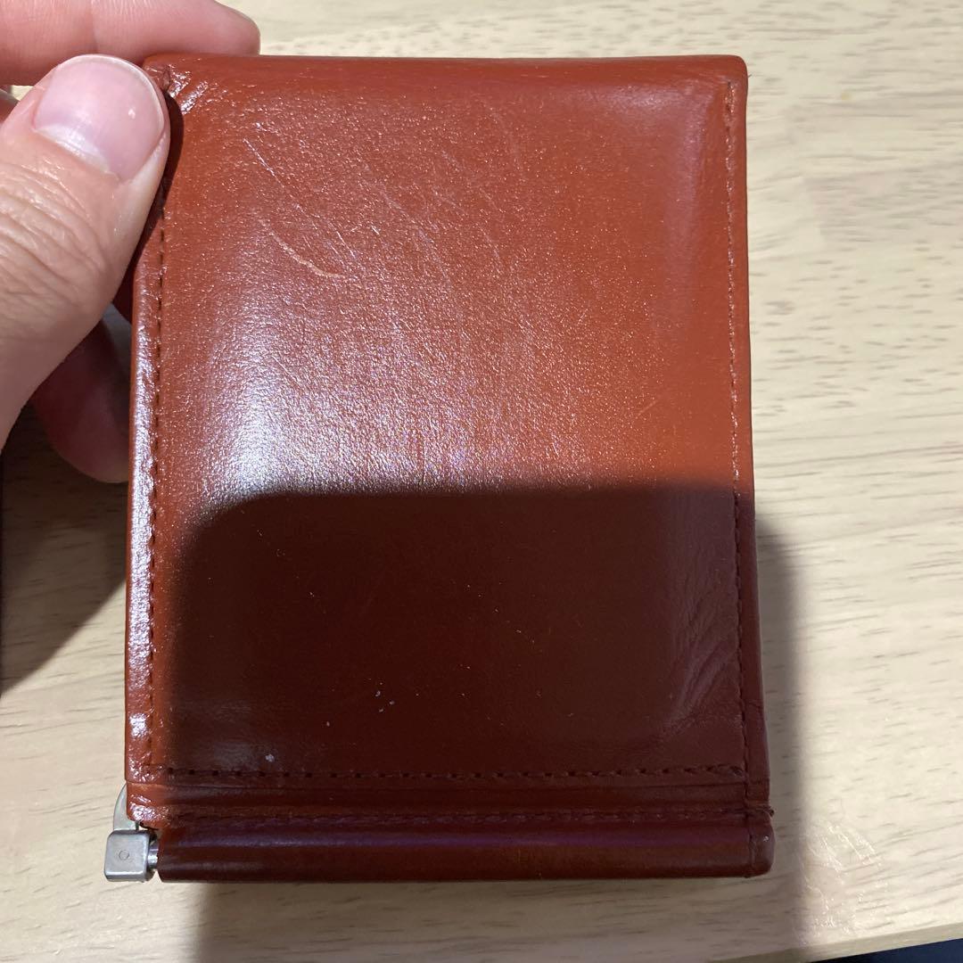 【廃盤】ポーター ネイチャー NATURE マネークリップ 茶 レザー 革