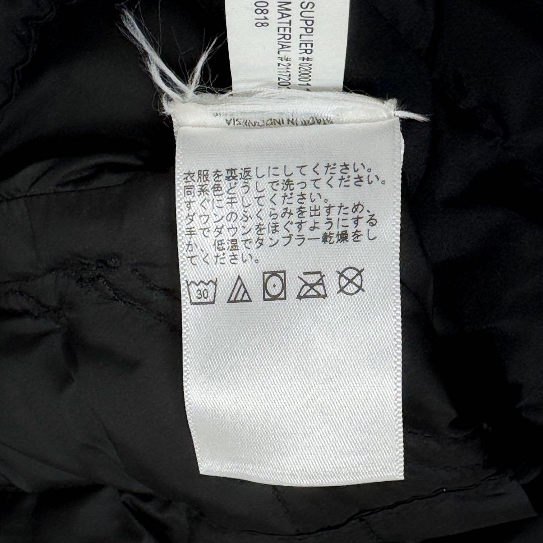 美品 ポロラルフローレン ダウンベスト ブラック 赤ポニー刺繍 肉厚 ジップ S