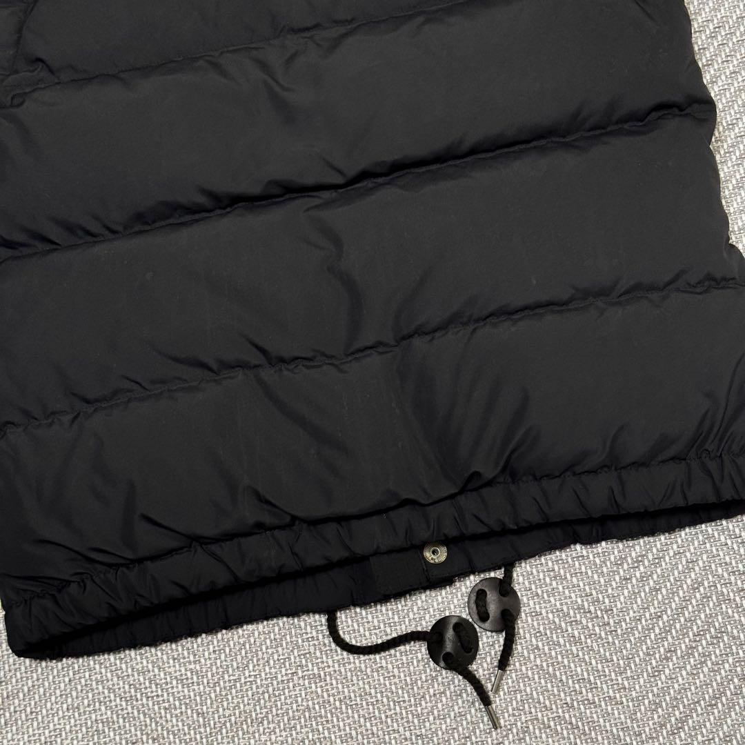 美品 ポロラルフローレン ダウンベスト ブラック 赤ポニー刺繍 肉厚 ジップ S