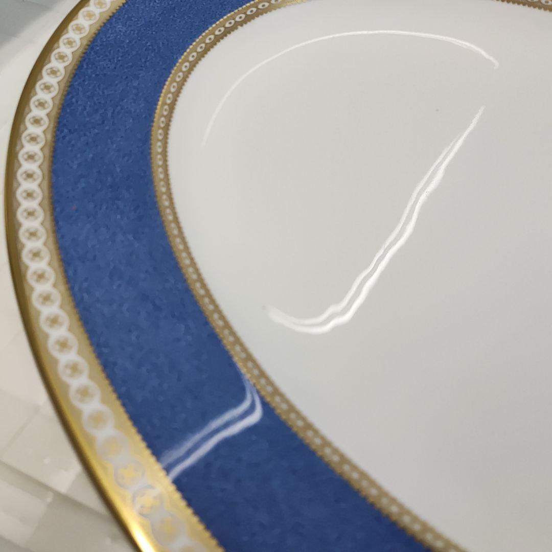 ウェッジウッド　ユーランダーパウダーブルー　オーバルプレート