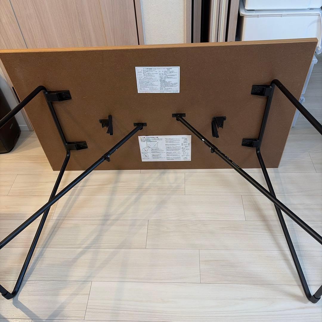 し*ら様 無印良品 木製折りたたみテーブル W120cm