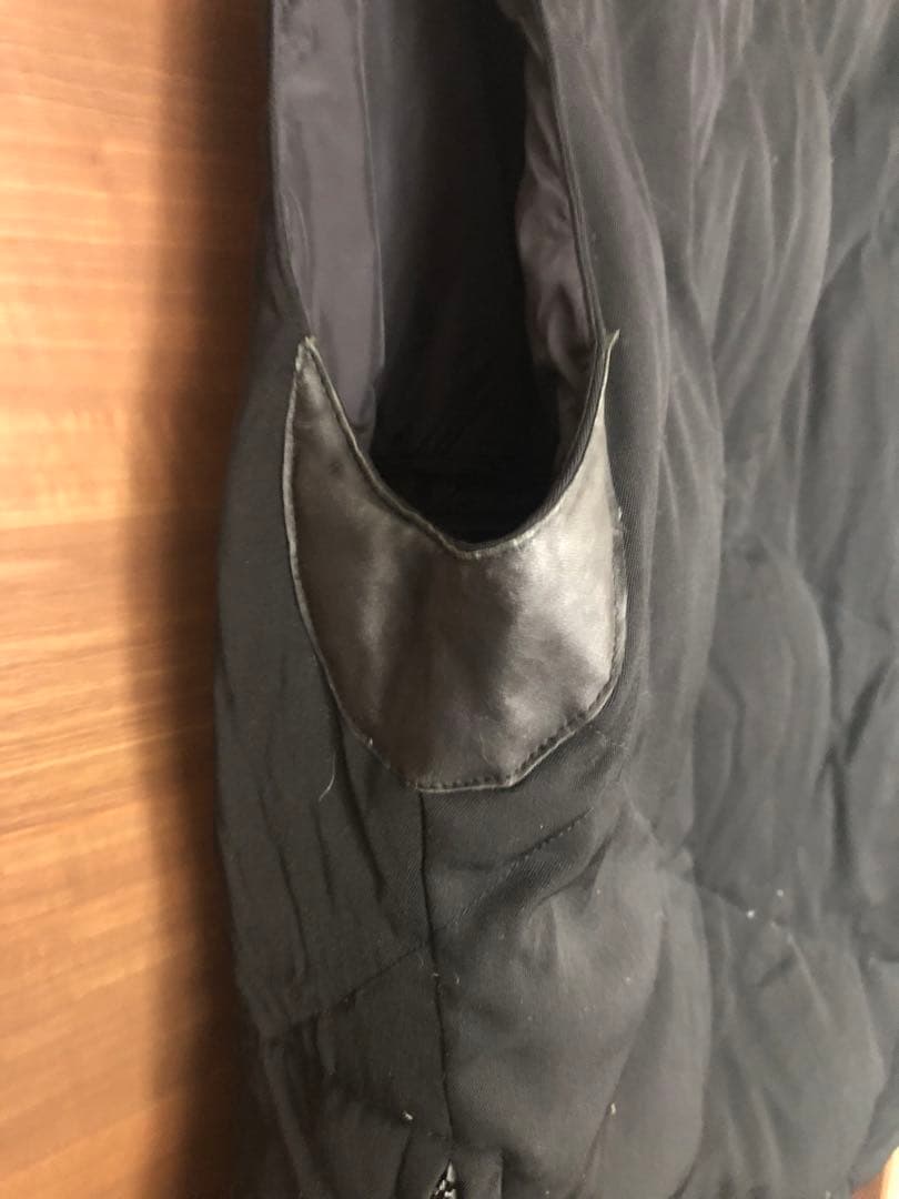 マ*ル様 Y's for men ダウンベスト　ブラック　ヨウジヤマモト　ブルゾ