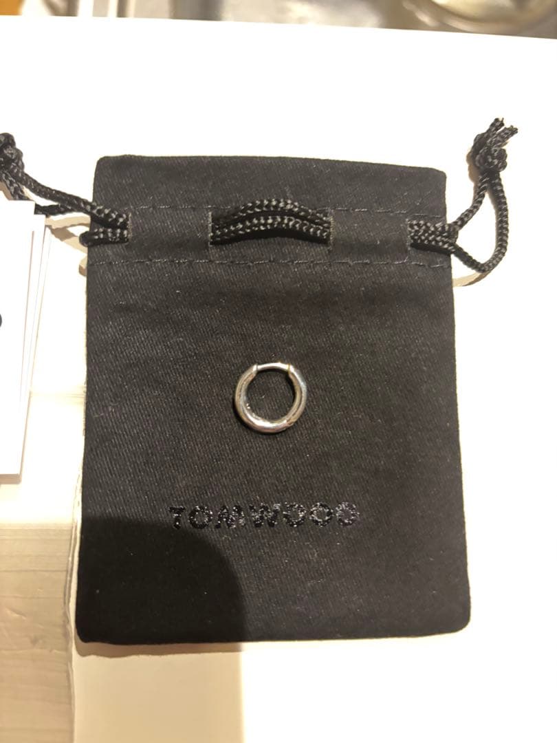 TOMWOOD シルバー　Classic hoop small(片耳)