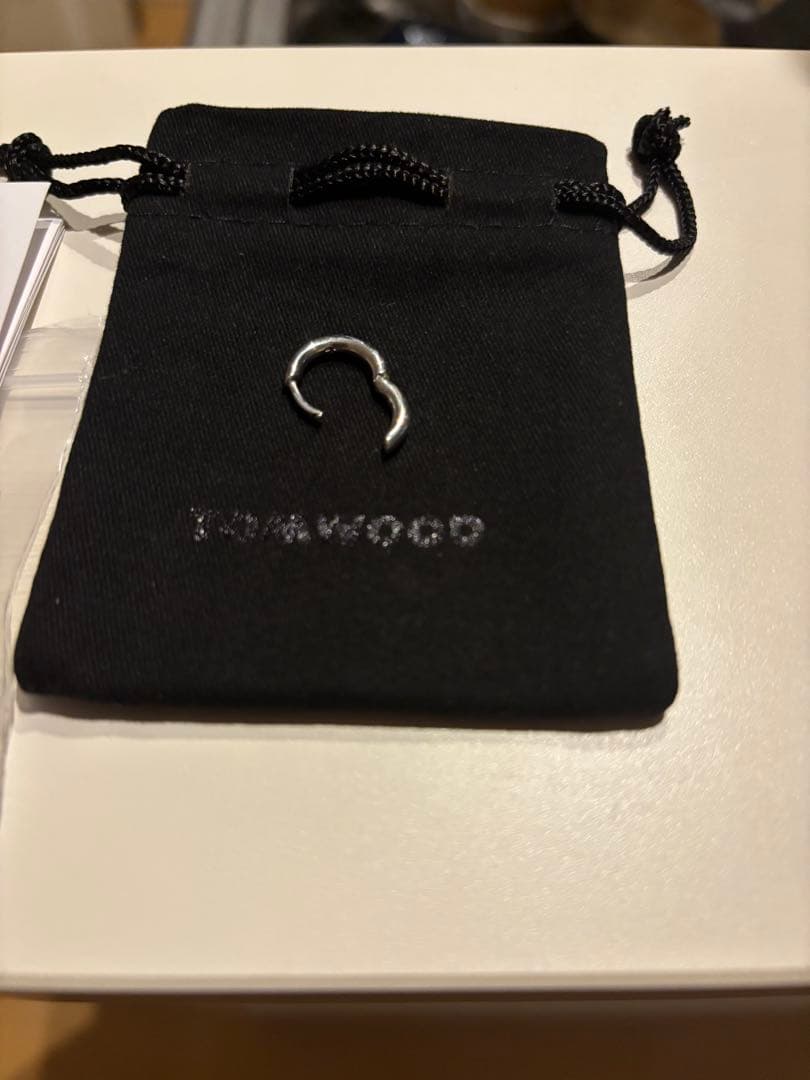 TOMWOOD シルバー　Classic hoop small(片耳)