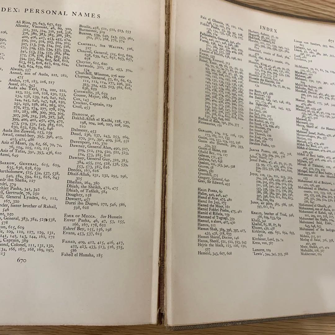 希少 洋書 1935年 初版 T.E.ロレンス 知恵の七柱 ローレンス ロレンス