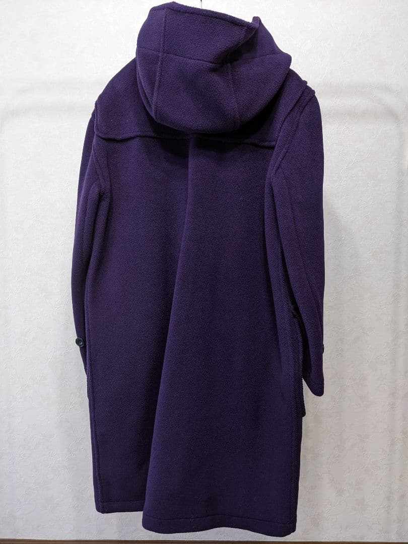 モンゴメリー ダッフルコート パープル紫 ウール１００ イギリス製 ビームス