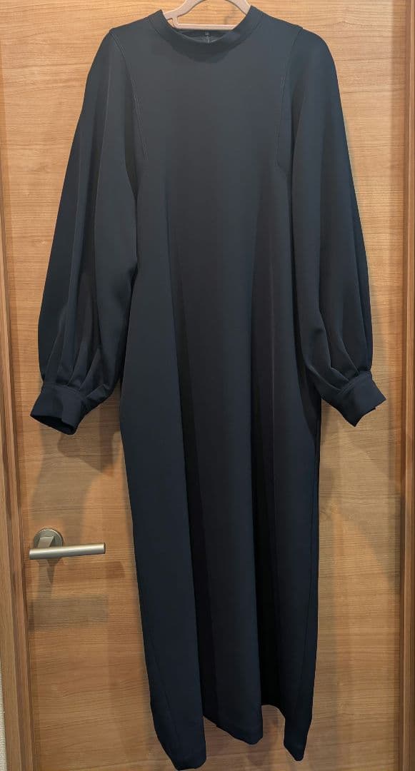 ジャーナルスタンダード ダブルクロスロングワンピース　 サイズ　36　ネイビー