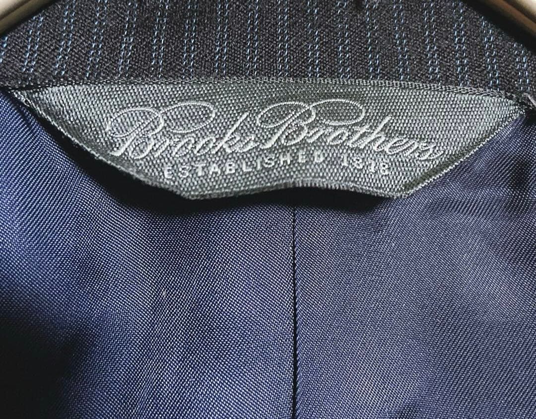 良品☆ブルックスブラザーズ　セットアップ　ストライプ　カシミヤ混　3B メンズ