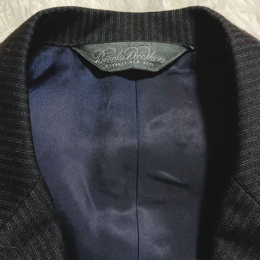 良品☆ブルックスブラザーズ　セットアップ　ストライプ　カシミヤ混　3B メンズ