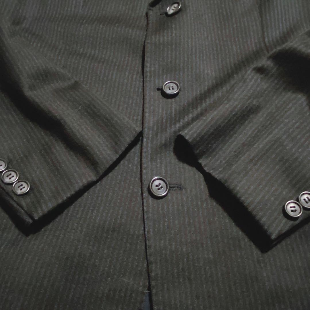 良品☆ブルックスブラザーズ　セットアップ　ストライプ　カシミヤ混　3B メンズ