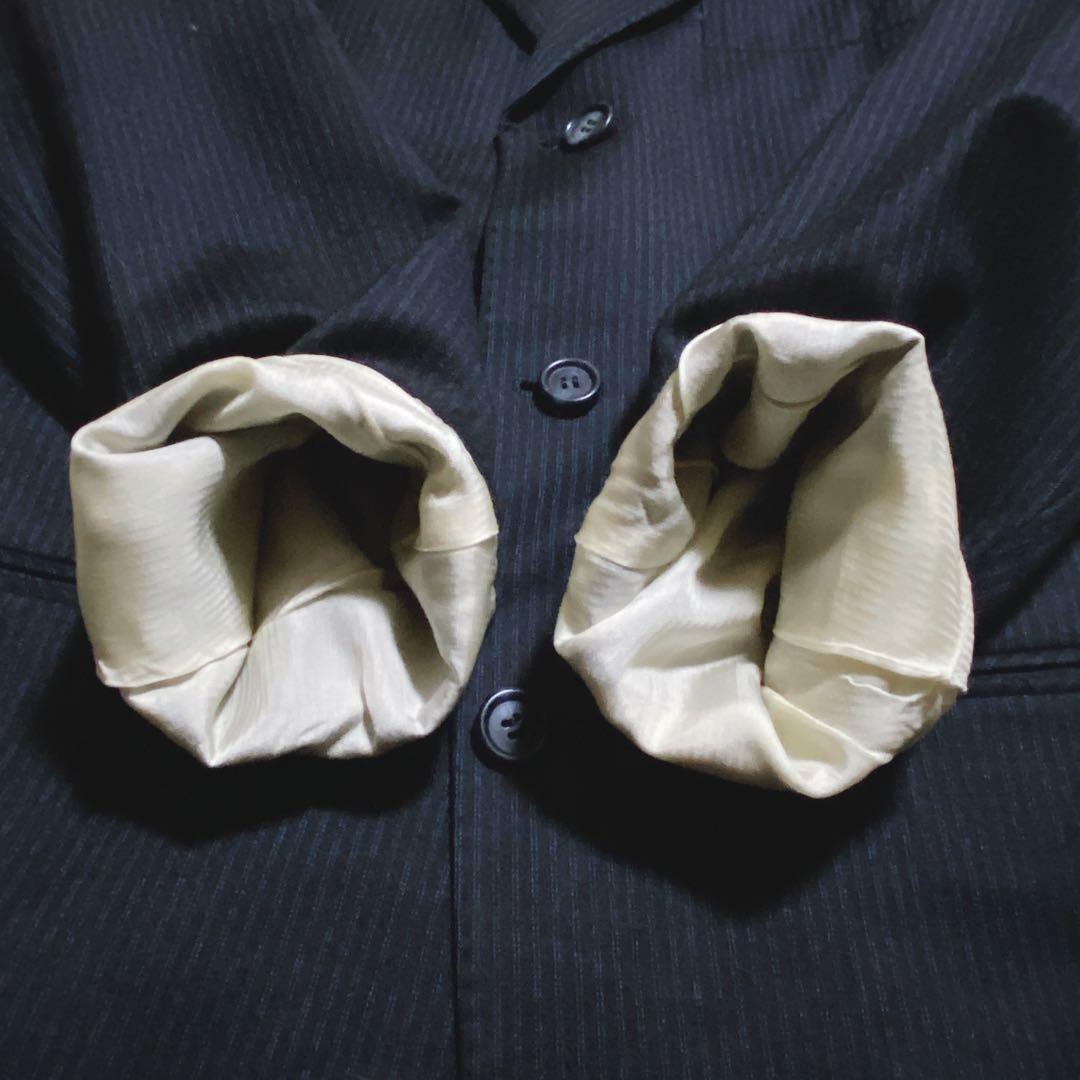 良品☆ブルックスブラザーズ　セットアップ　ストライプ　カシミヤ混　3B メンズ