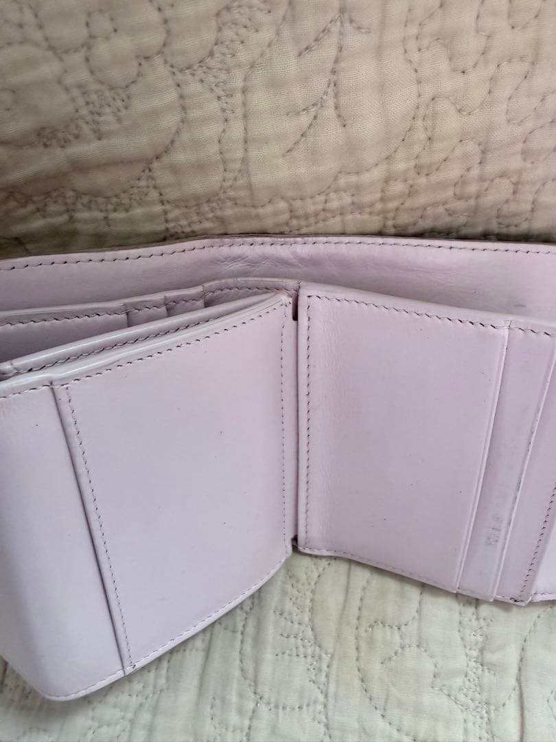 CELINE 三つ折り財布 トリオンフ ピンク