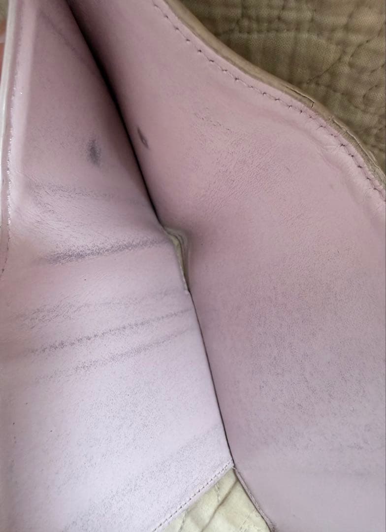 CELINE 三つ折り財布 トリオンフ ピンク