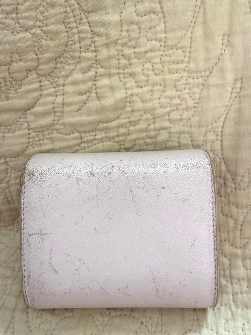 CELINE 三つ折り財布 トリオンフ ピンク