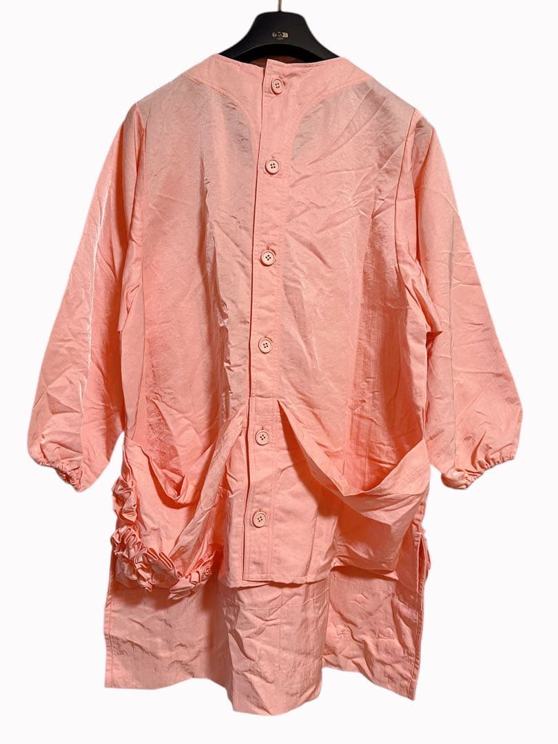 未使用タグ付♡ レア♡ ポテチーノ 立体フラワー ナイロン エプロン かっぽう着