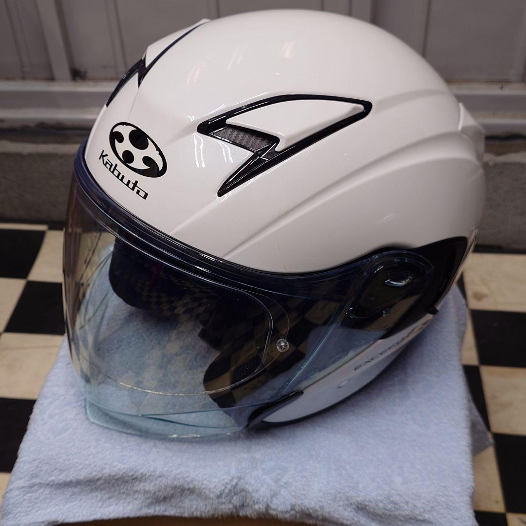 OGK KABUTO EXCEED-2 パールホワイト　XL ヘルメット