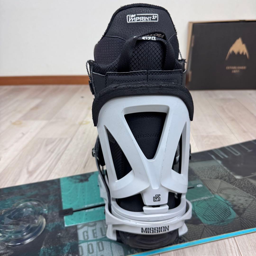 Burton DESCENDANT 155cm スノーボード 三点セット