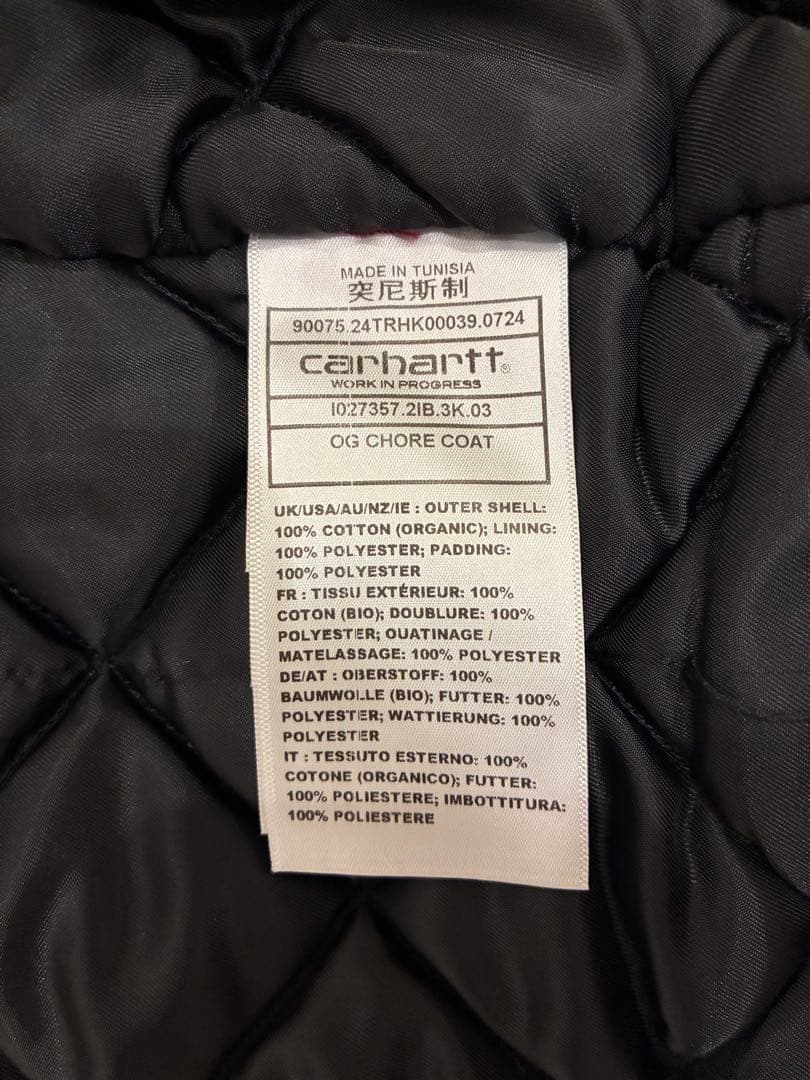 Carhartt WIP OG チョアコート　紺　Sサイズ　24FW 極美品